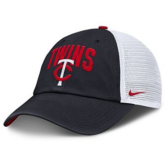 Men's Nike Navy Minnesota Twins Primetime Club Adjustable Trucker Hat