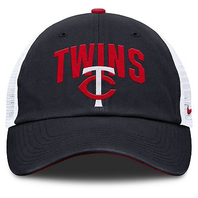 Men's Nike Navy Minnesota Twins Primetime Club Adjustable Trucker Hat