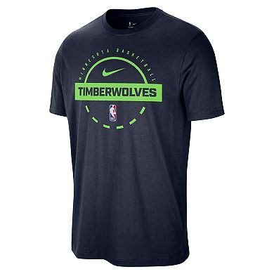 Men's Nike Navy Minnesota Timberwolves Authentic Practice T-Shirt