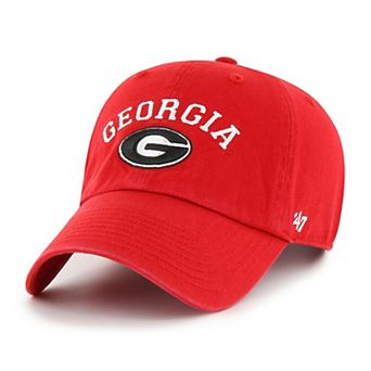 Men's '47 Red Georgia Bulldogs Classic Arch Clean Up Adjustable Hat