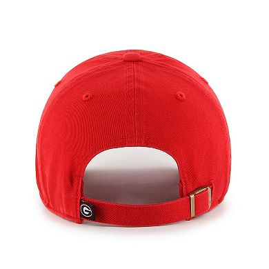 Men's '47 Red Georgia Bulldogs Classic Arch Clean Up Adjustable Hat