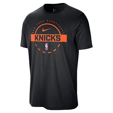 Men's Nike Black New York Knicks Authentic Practice T-Shirt