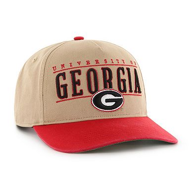Men's '47 Khaki Georgia Bulldogs City Line Hitch Adjustable Hat