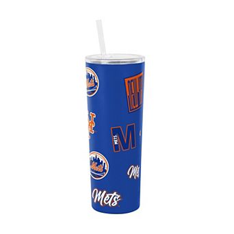 Logo Brands New York Mets 30oz Dreamweave Straw Tumbler