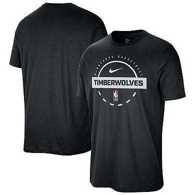 Men's Nike Black Minnesota Timberwolves Authentic Practice T-Shirt