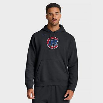 Men's Nike Black Chicago Cubs Club Hoodie