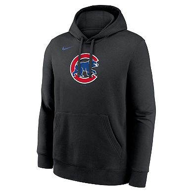 Men's Nike Black Chicago Cubs Club Hoodie