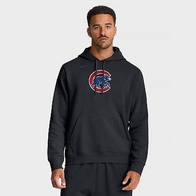 Men's Nike Black Chicago Cubs Club Hoodie