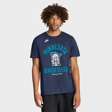 Men's Nike Navy Minnesota Twins Cooperstown Collection T-Shirt