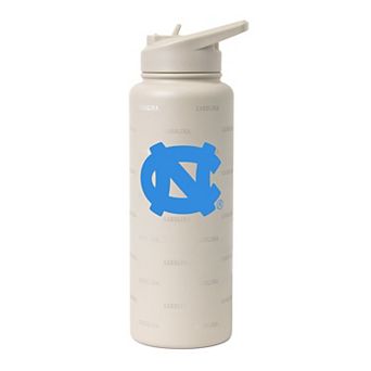 Logo Brands North Carolina Tar Heels 34oz. Sand Ghost Quencher Bottle
