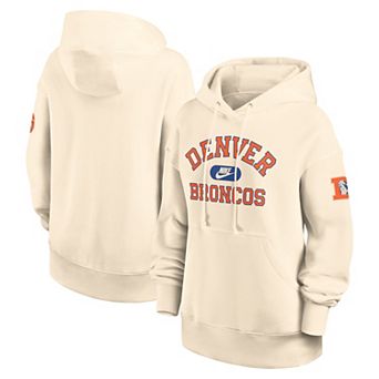 Women's Nike Natural Denver Broncos Oversized Legacy Phoenix Hoodie
