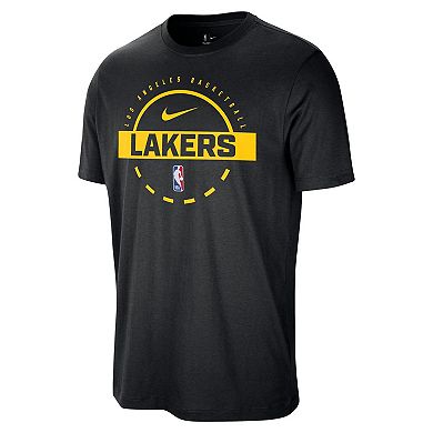 Men's Nike Black Los Angeles Lakers Authentic Practice T-Shirt