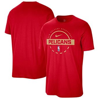 Men's Nike Red New Orleans Pelicans Authentic Practice T-Shirt