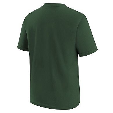 Youth Nike Hunter Green Milwaukee Bucks Practice T-Shirt