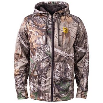 Men's Dunbrooke Camo San Diego Padres Trophy Realtree Full-Zip Hoodie