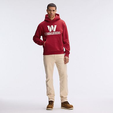 Fanatics Burgundy Washington Commanders IconicFleece Flocked Hoodie