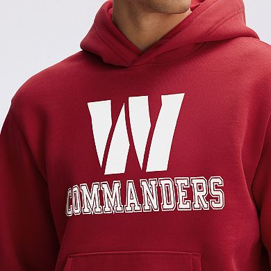 Fanatics Burgundy Washington Commanders IconicFleece Flocked Hoodie