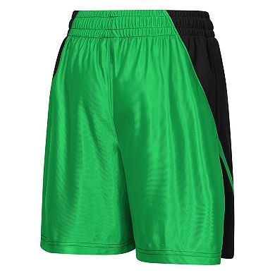 Youth Outerstuff Black/Green Austin FC Color Blocked Shorts