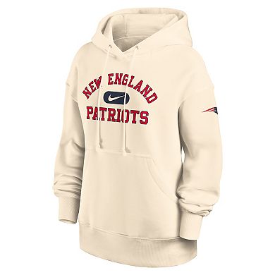 Women's Nike Natural New England Patriots Oversized Legacy Phoenix Hoodie
