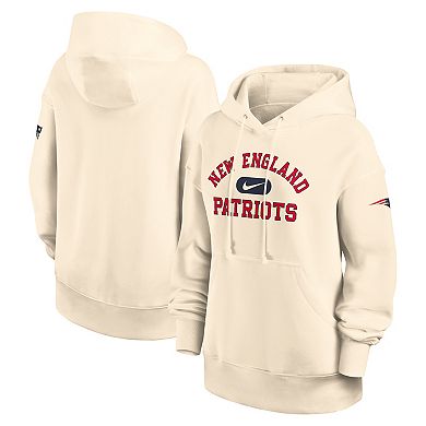 Women's Nike Natural New England Patriots Oversized Legacy Phoenix Hoodie