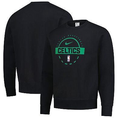 Men's Nike Black Boston Celtics 2025/26 Authentic Practice Club Sweatshirt