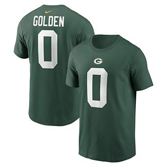 Men's Nike Green Green Bay Packers 2025 NFL Draft First Round Pick No. 23 Name & Number T-Shirt