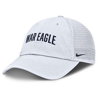 Men's Nike White Auburn Tigers Club Campus Trucker Adjustable Hat