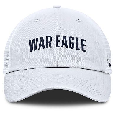 Men's Nike White Auburn Tigers Club Campus Trucker Adjustable Hat