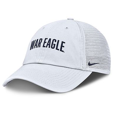 Men's Nike White Auburn Tigers Club Campus Trucker Adjustable Hat
