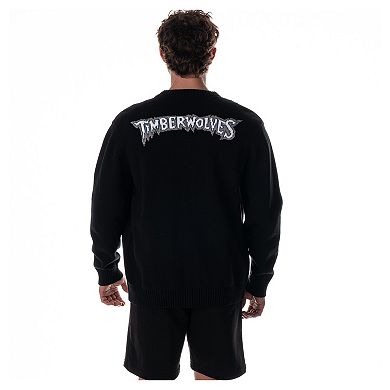 Unisex The Wild Collective Black Minnesota Timberwolves City Edition Full-Button Cardigan