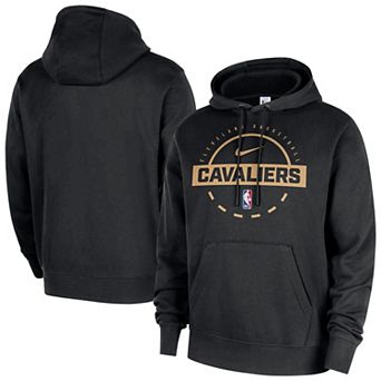 Men's Nike Black Cleveland Cavaliers 2025/26 Authentic Practice Club Pullover Hoodie
