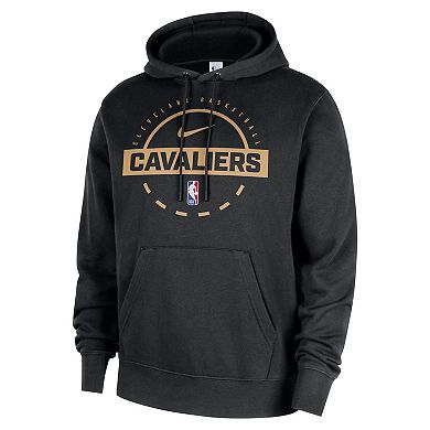Men's Nike Black Cleveland Cavaliers 2025/26 Authentic Practice Club Pullover Hoodie