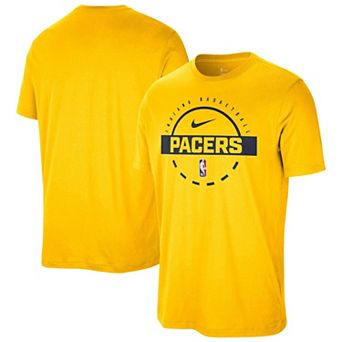 Men's Nike Gold Indiana Pacers Authentic Practice T-Shirt