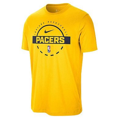 Men's Nike Gold Indiana Pacers Authentic Practice T-Shirt