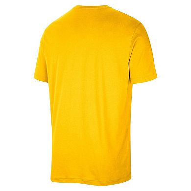 Men's Nike Gold Indiana Pacers Authentic Practice T-Shirt