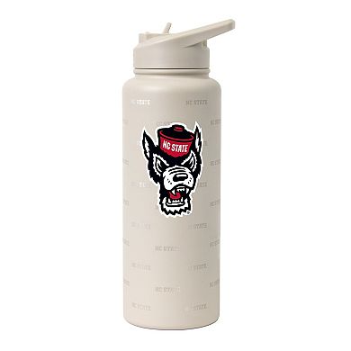 Logo Brands NC State Wolfpack 34oz. Sand Ghost Quencher Bottle