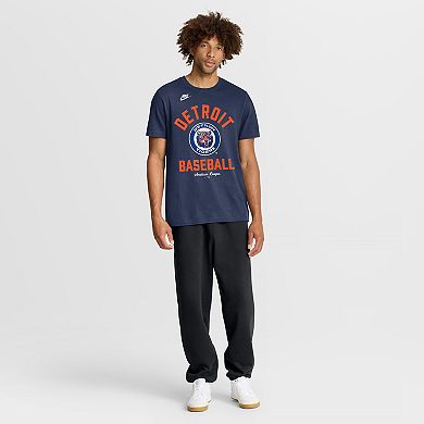 Men's Nike Navy Detroit Tigers Cooperstown Collection T-Shirt