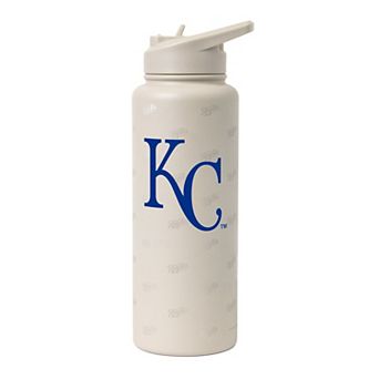 Logo Brands Kansas City Royals 34oz. Sand Ghost Quencher Bottle
