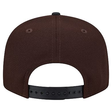 Men's New Era Dark Brown Cincinnati Bengals Burnt Wood Camo 9FIFTY Snapback Hat