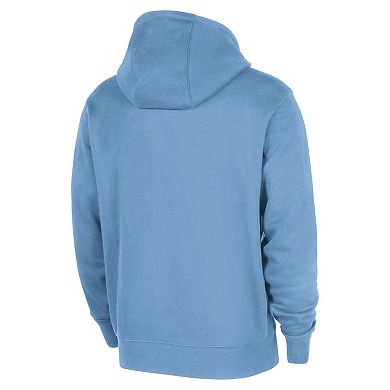 Men's Nike Light Blue Memphis Grizzlies 2025/26 Authentic Practice Club Pullover Hoodie