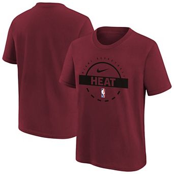 Youth Nike Red Miami Heat Practice T-Shirt