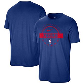 Men's Nike Royal Philadelphia 76ers Authentic Practice T-Shirt