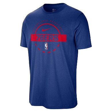 Men's Nike Royal Philadelphia 76ers Authentic Practice T-Shirt