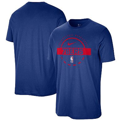 Men's Nike Royal Philadelphia 76ers Authentic Practice T-Shirt