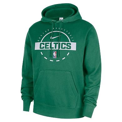 Men's Nike Kelly Green Boston Celtics 2025/26 Authentic Practice Club Pullover Hoodie