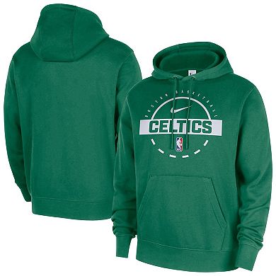 Men's Nike Kelly Green Boston Celtics 2025/26 Authentic Practice Club Pullover Hoodie