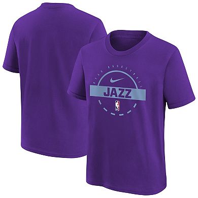 Youth Nike Purple Utah Jazz Practice T-Shirt