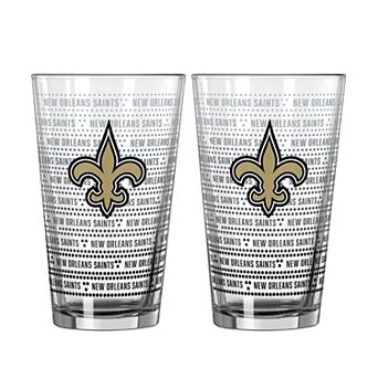 Logo Brands New Orleans Saints Two-Pack Chant Fade 16oz. Pint Glass Set