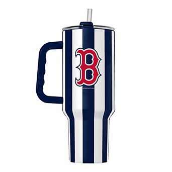 Logo Brands Boston Red Sox 40oz Vertical Stripe Powder Coat Tumbler