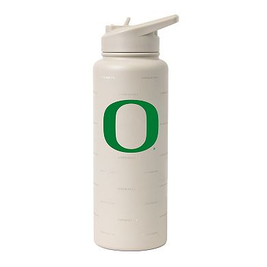 Logo Brands Oregon Ducks 34oz. Sand Ghost Quencher Bottle